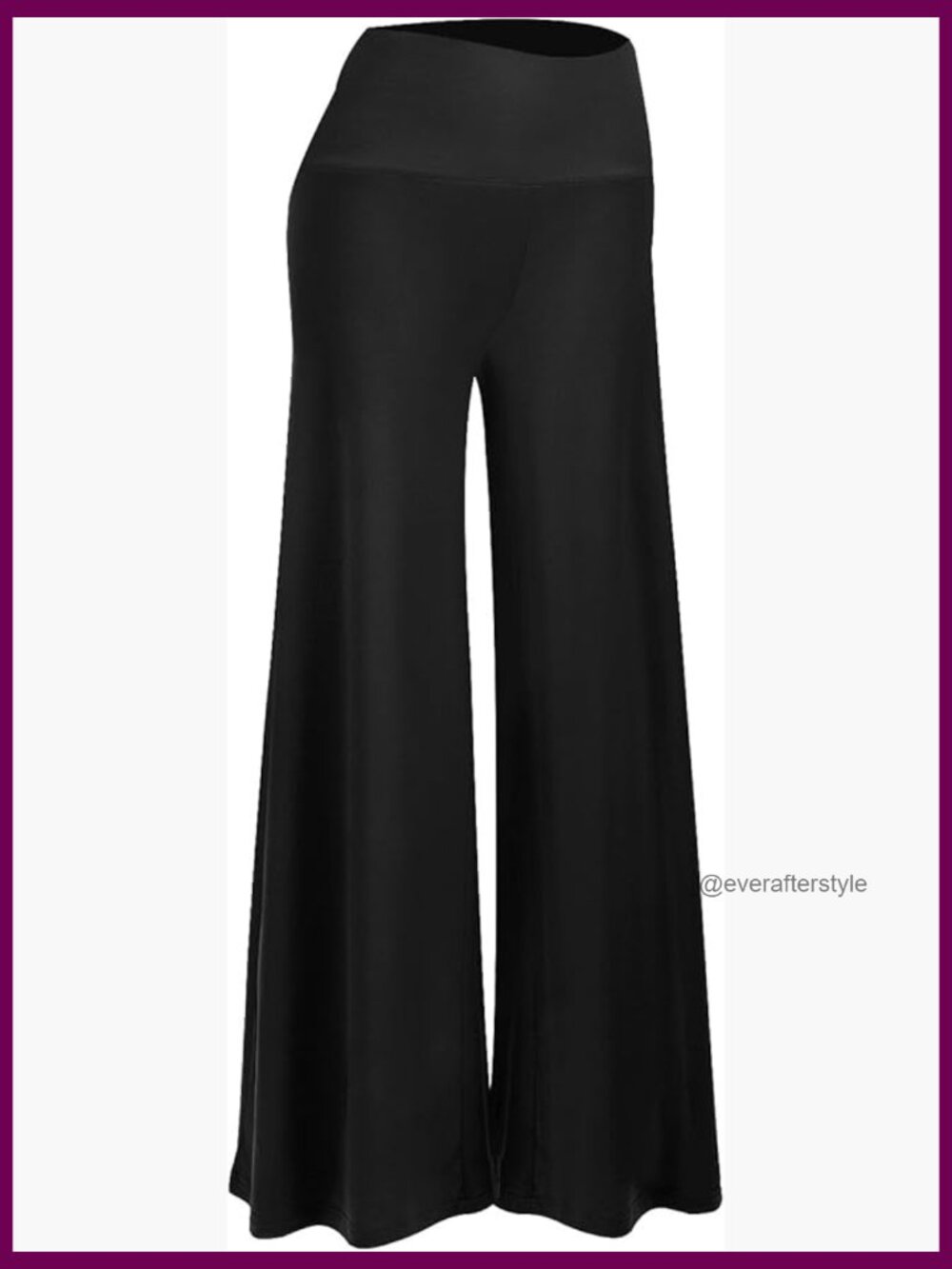 Stretchy Wide Leg Palazzo Lounge Pants High Waist Casual Flowy
